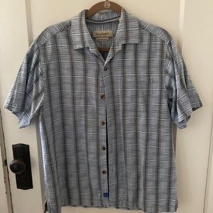 Tommy Bahama men’s plaid shirt